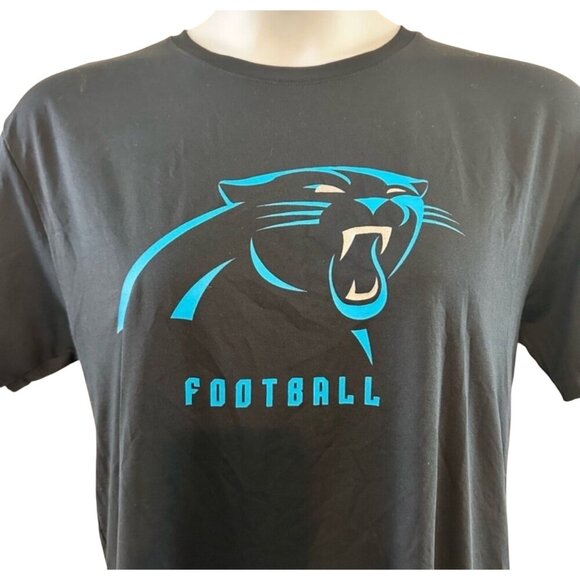 Carolina Panthers Football T-Shirt Mens Size L Black - Picture 4 of 5